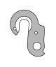 Петух для велосипеда литой D59/GH-114 черный